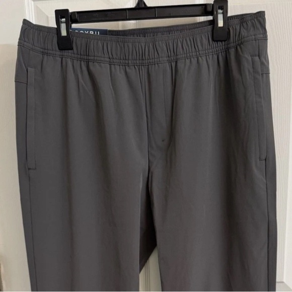 Soybu Men’s Woven Jogger Pants Gray Size X-Large, 4-Way Stretch, Water Resistant - Picture 5 of 10